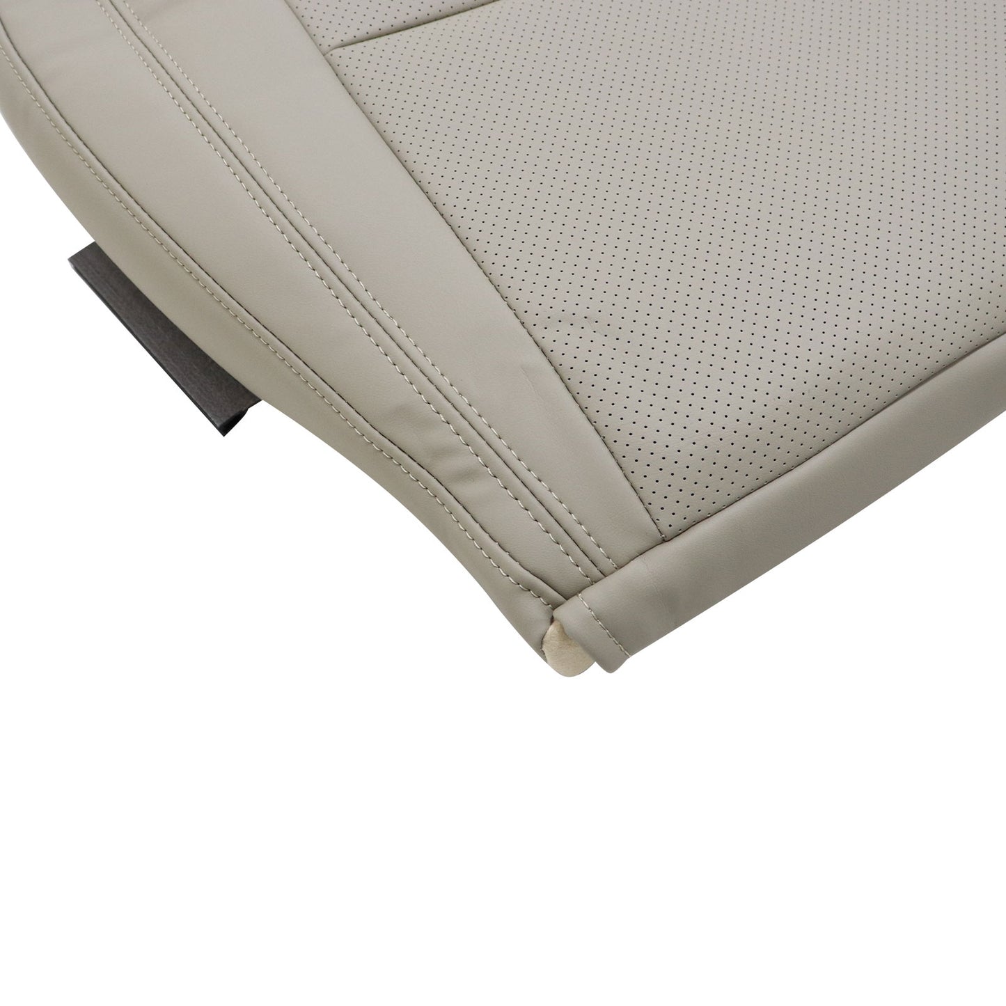 For 11-16 Jeep Grand Cherokee Passenger Bottom Perforated Leather Seat Cover Tan