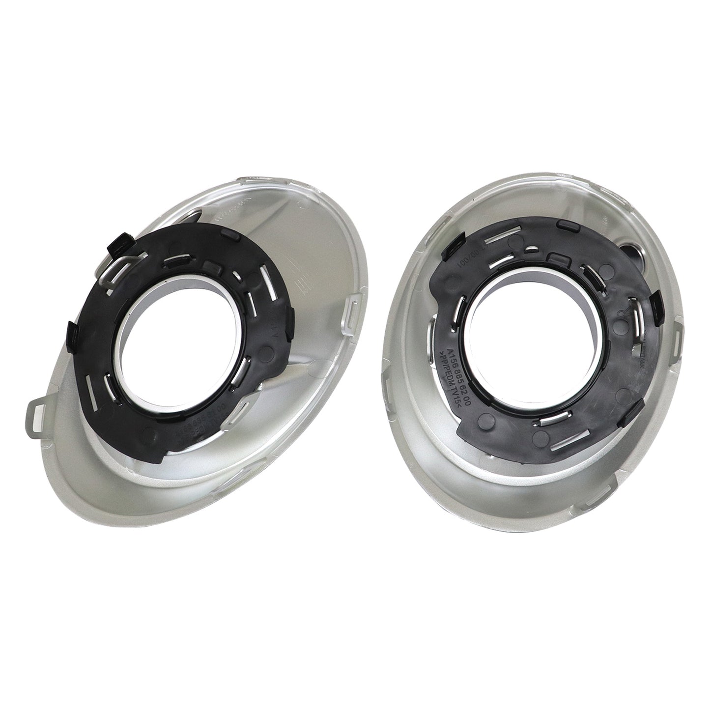 Fog Light Trim Set For 2018-2020 Mercedes Benz GLA250 Front Left and Right Side