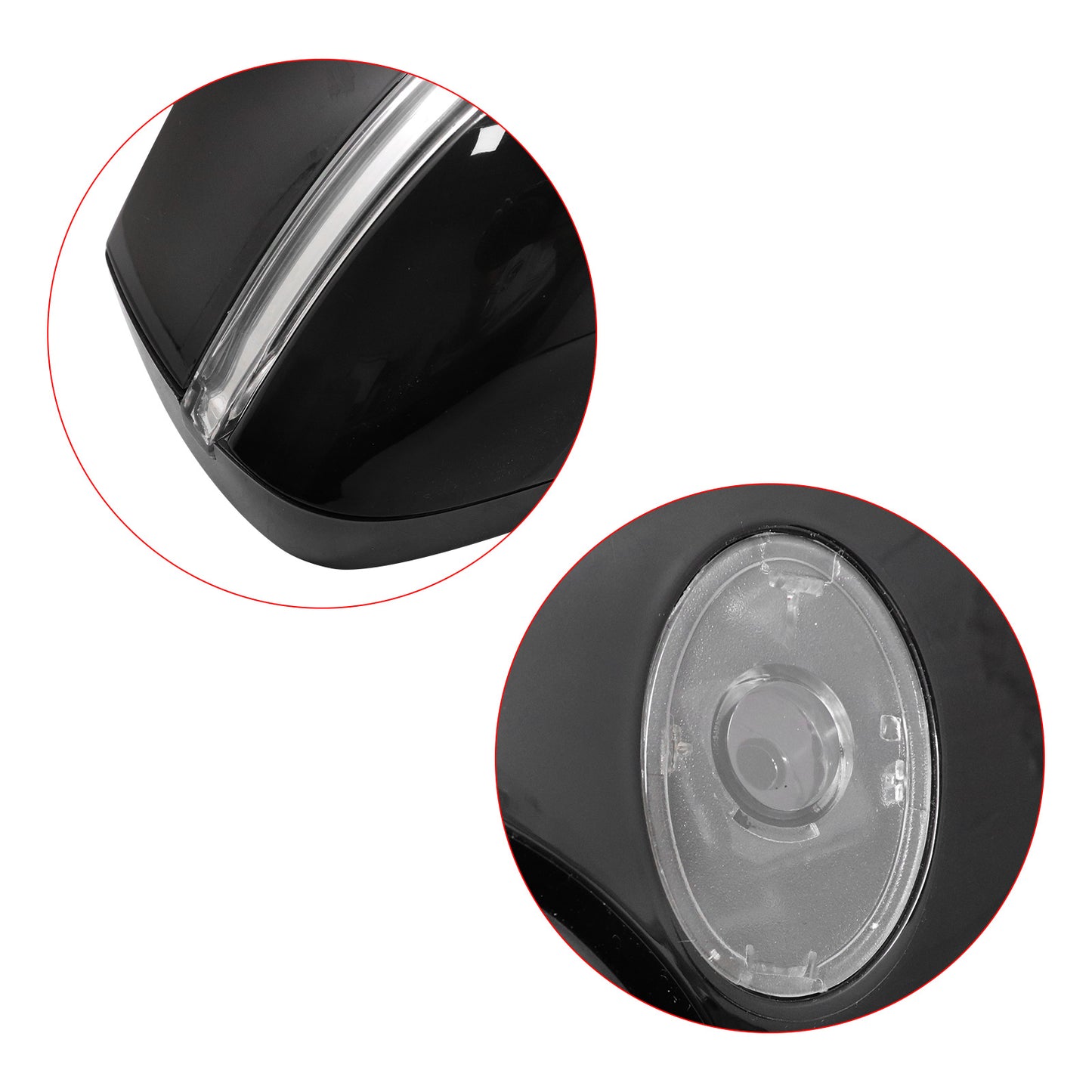 Fits For Range Rover Sport Black Passenger Right Mirror Blind Spot 14-18 19