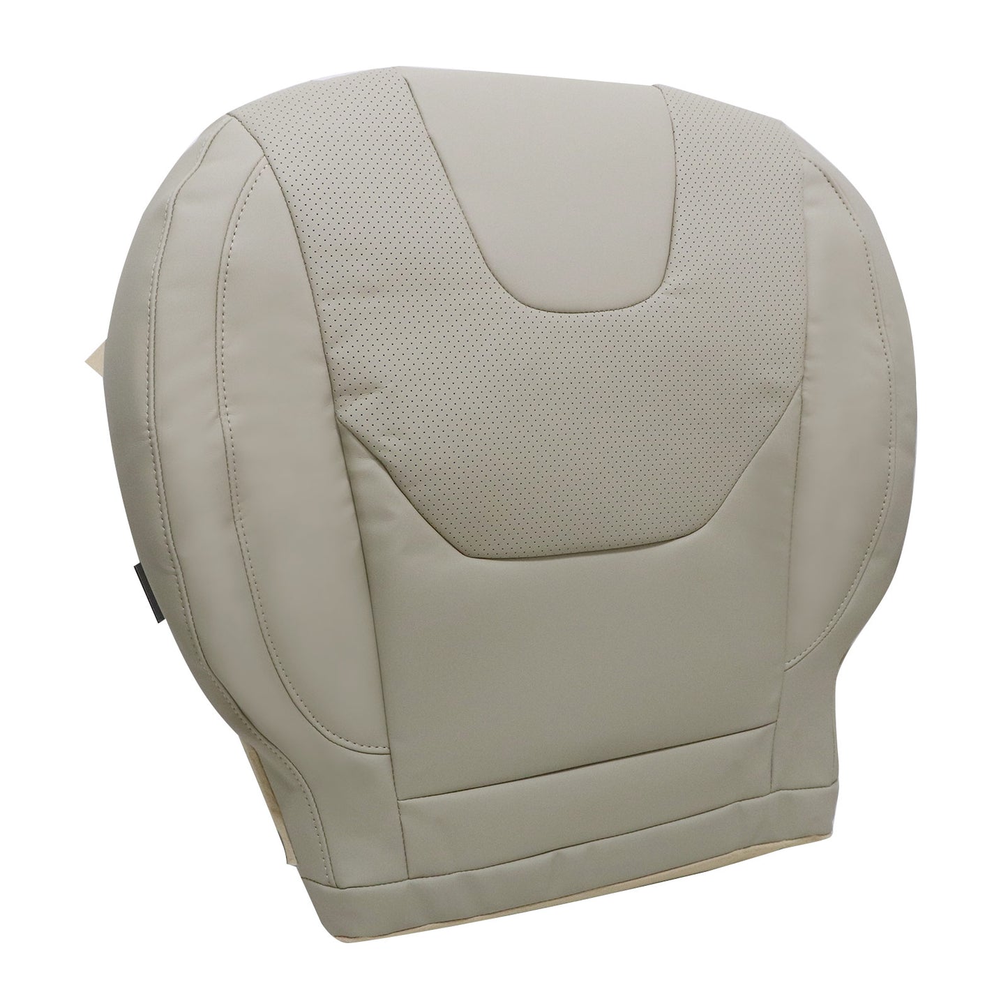 For 2013-2017 Ford Fusion Titanium Driver Side Bottom Leather Seat Cover TAN