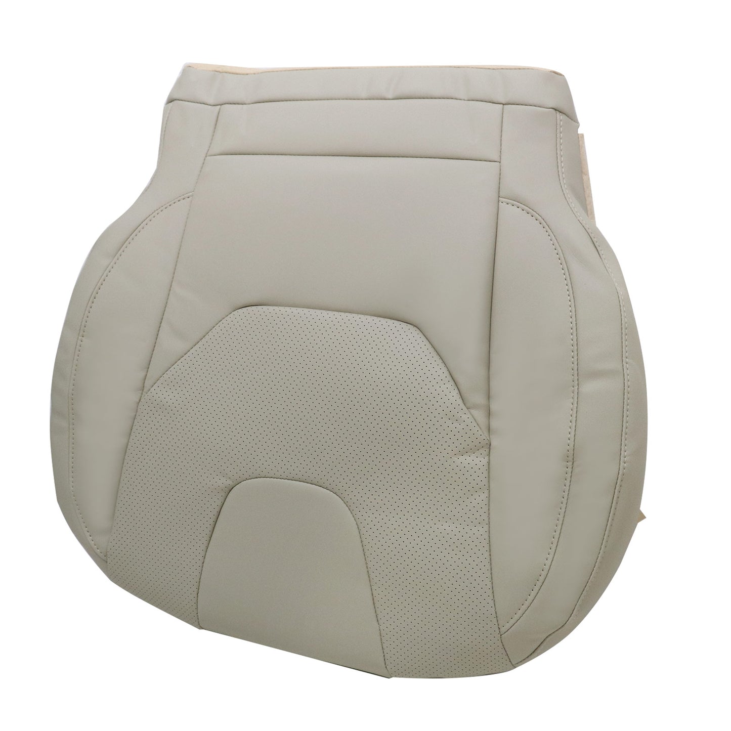 For 2013-2017 Ford Fusion Titanium Driver Side Bottom Leather Seat Cover TAN