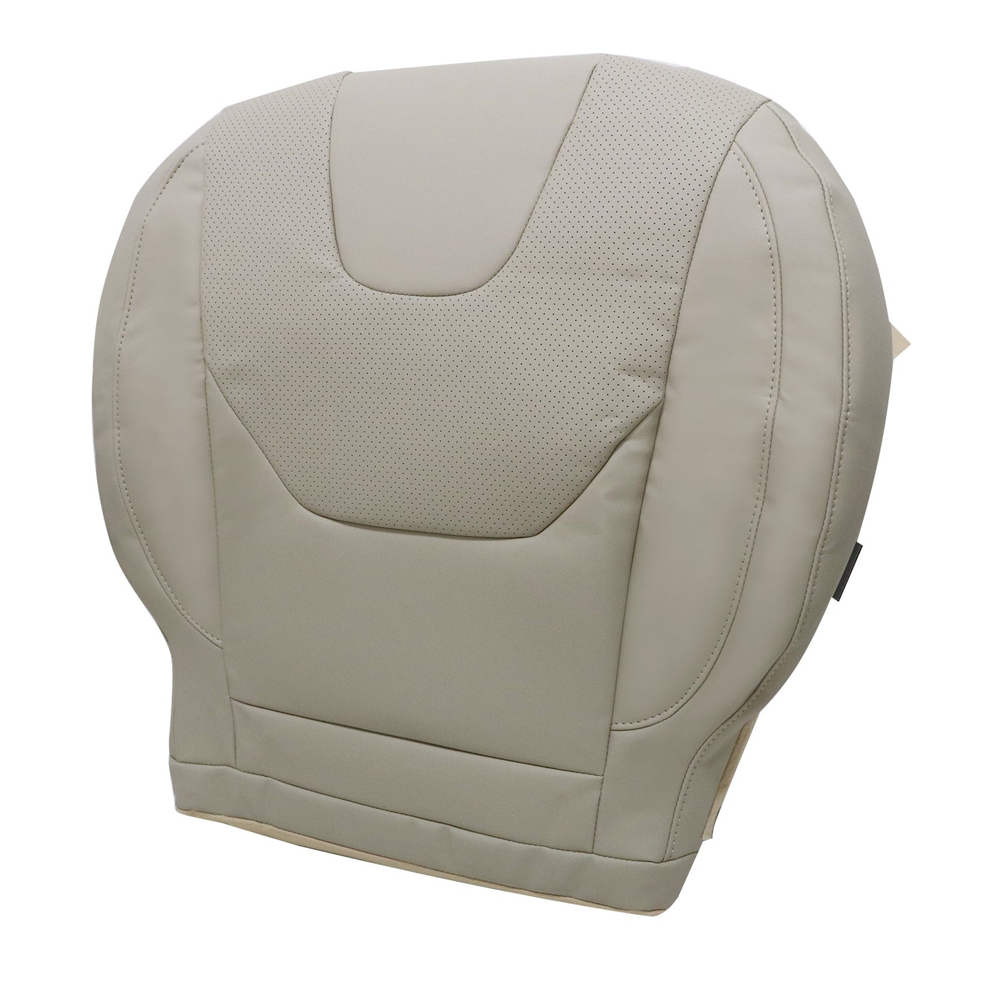 Passenger Side Bottom Seat Cover For 2013-2017 Ford Edge Fusion Titanium Tan