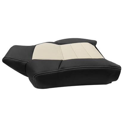 4x Front Leather Seat Cover 2005 For Ford Excursion Limited XLT 2 Tone Tan/Black