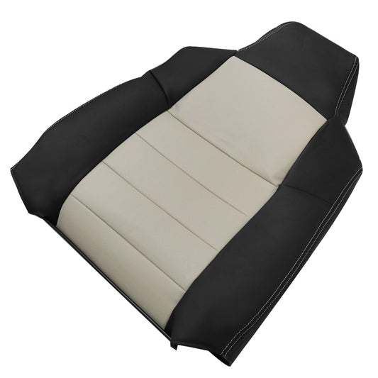 4x Front Leather Seat Cover 2005 For Ford Excursion Limited XLT 2 Tone Tan/Black