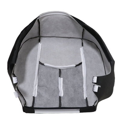 Driver Bottom Cloth Seat Cover Dark Gray For 2003-2007 Chevy Silverado 1500 2500