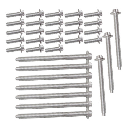 FIT BMW E60 E60N E61 Engine Oil Pan Aluminium Bolt Set NEW 11132210959