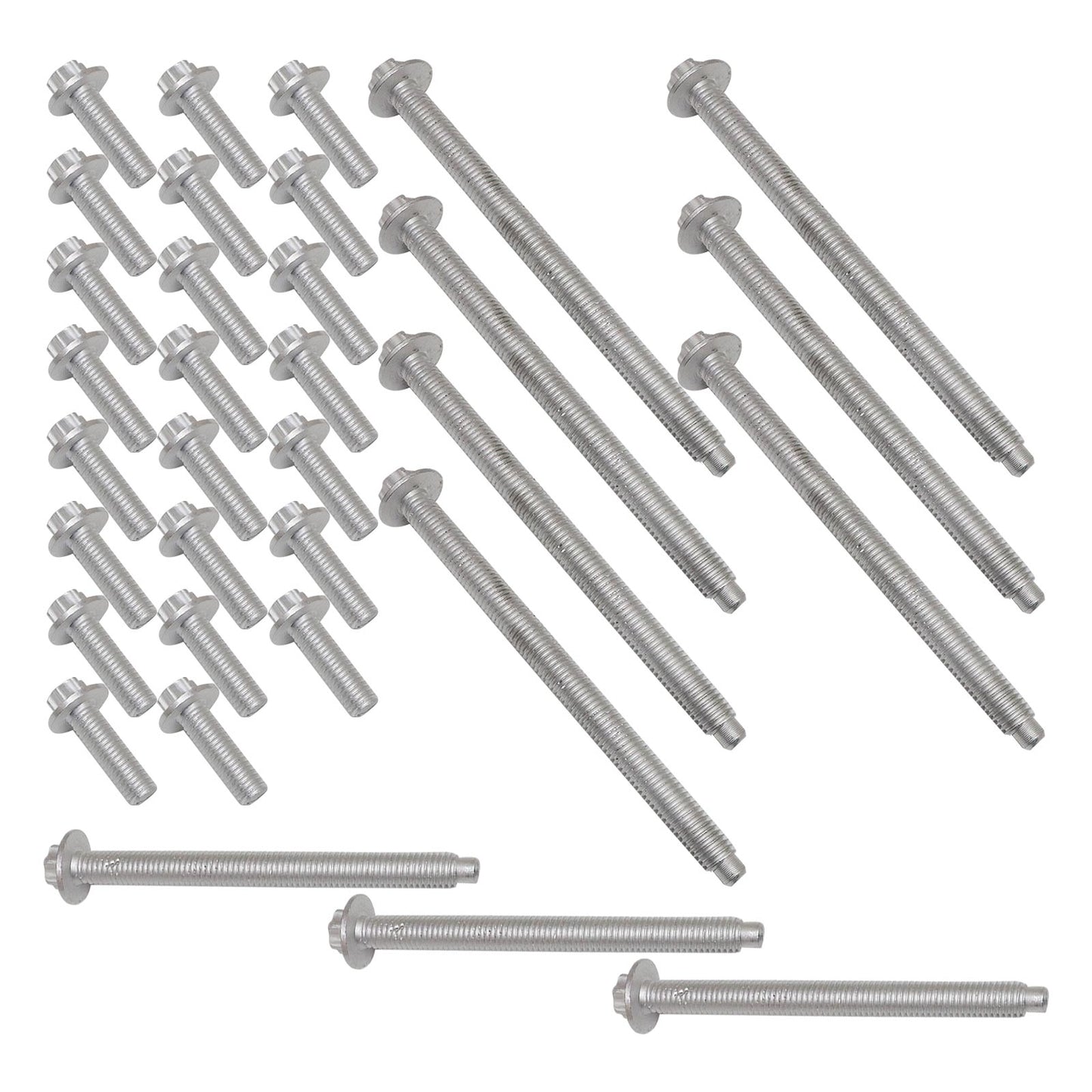 FIT BMW E60 E60N E61 Engine Oil Pan Aluminium Bolt Set NEW 11132210959