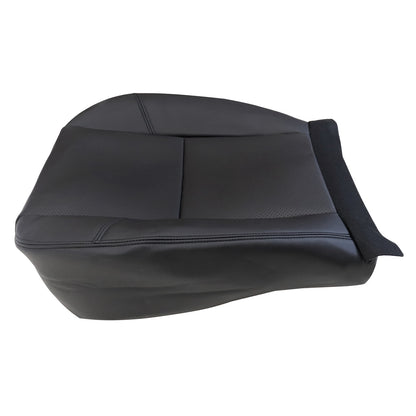 For 2007-2013 GMC Yukon Driver Bottom Leather Seat Cover Black AC & Heated