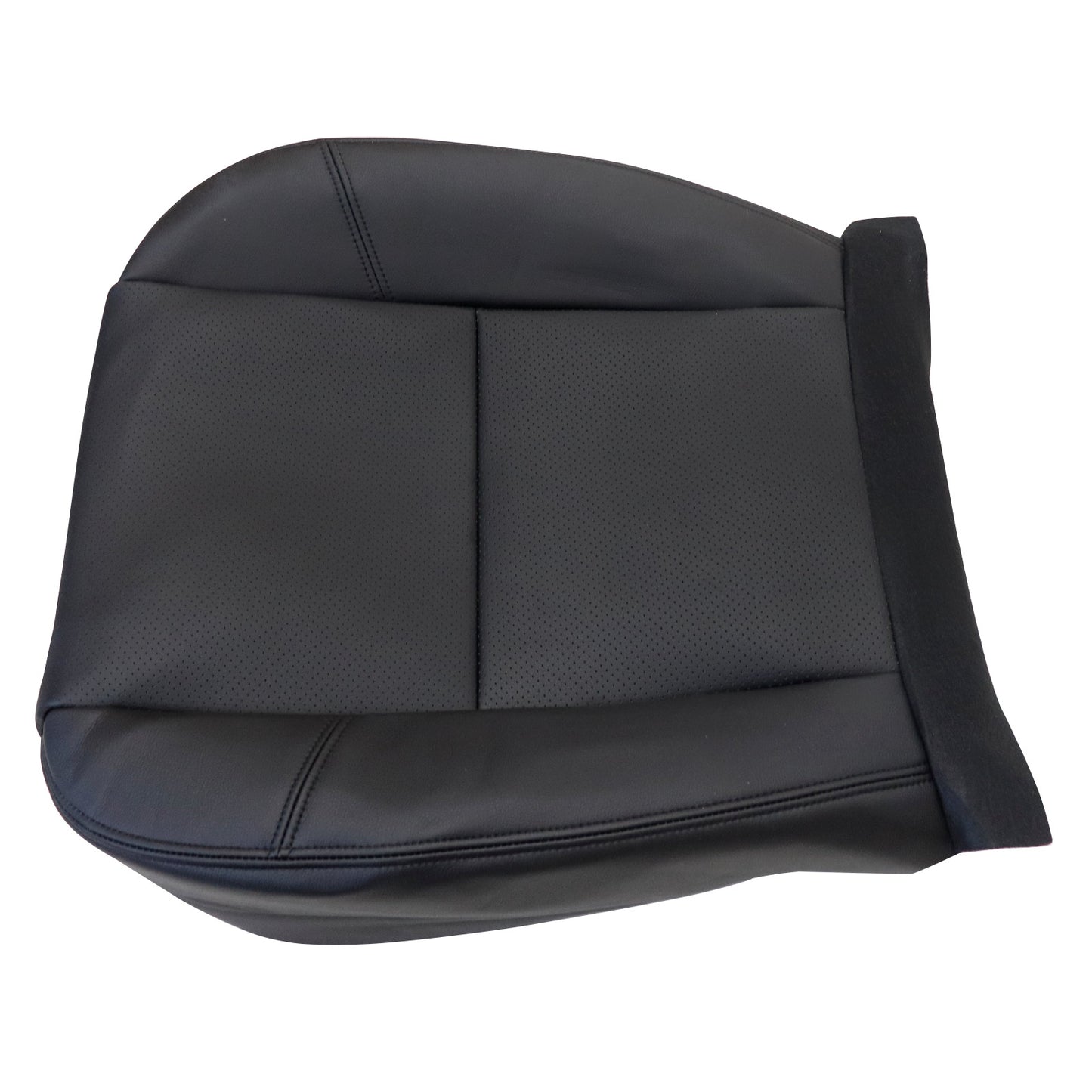 For 2007-2013 GMC Yukon Driver Bottom Leather Seat Cover Black AC & Heated