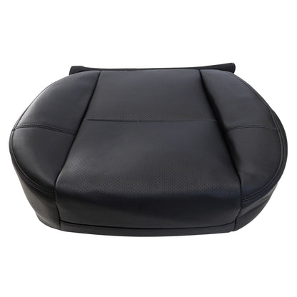 For 2007-2013 GMC Yukon Driver Bottom Leather Seat Cover Black AC & Heated