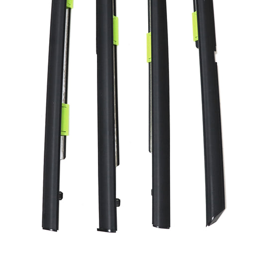 Outer Door Belt Weatherstrip Window Seal Molding Set Fit 96-00 Honda Civic Sedan