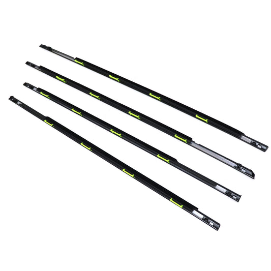 Outer Door Belt Weatherstrip Window Seal Molding Set Fit 96-00 Honda Civic Sedan