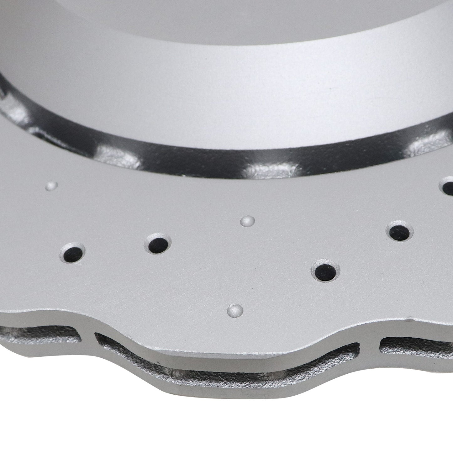 2Pairs Front & Rear Vented Drilled Dimpled Disc Brake Rotors For RS7 2014-2016