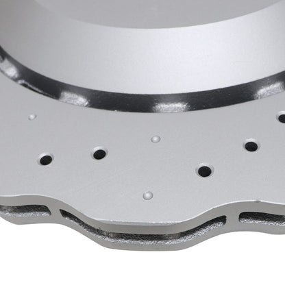 2Pairs Front & Rear Vented Drilled Dimpled Disc Brake Rotors For RS7 2014-2016