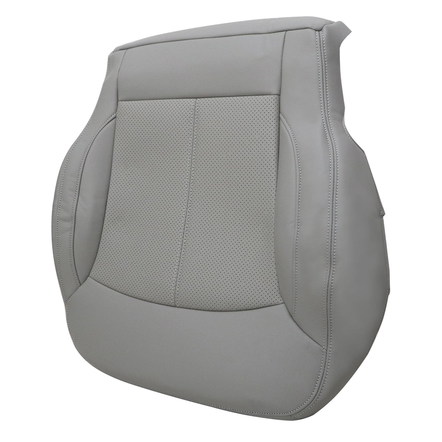 Passenger Bottom Replacement Leather Gray Seat Cover For 2010-13 Buick LaCrosse