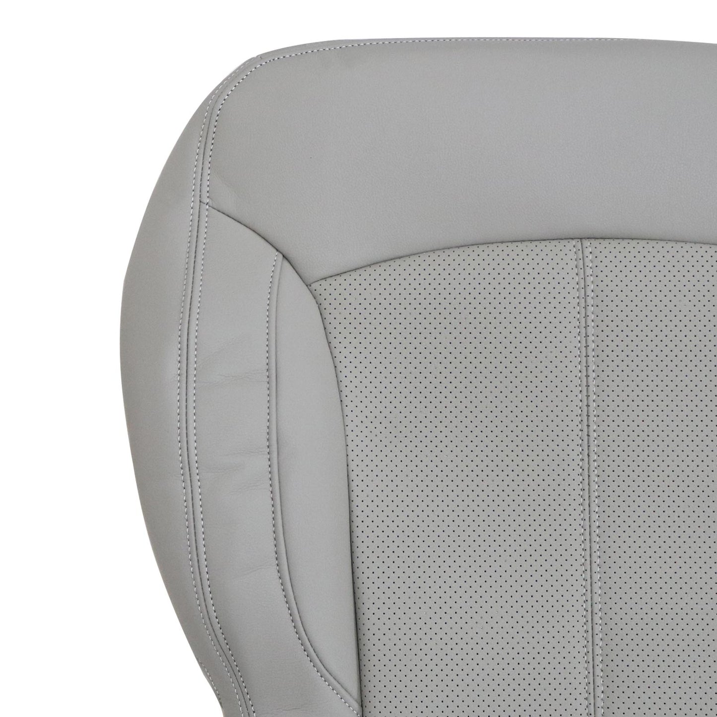 Passenger Bottom Replacement Leather Gray Seat Cover For 2010-13 Buick LaCrosse