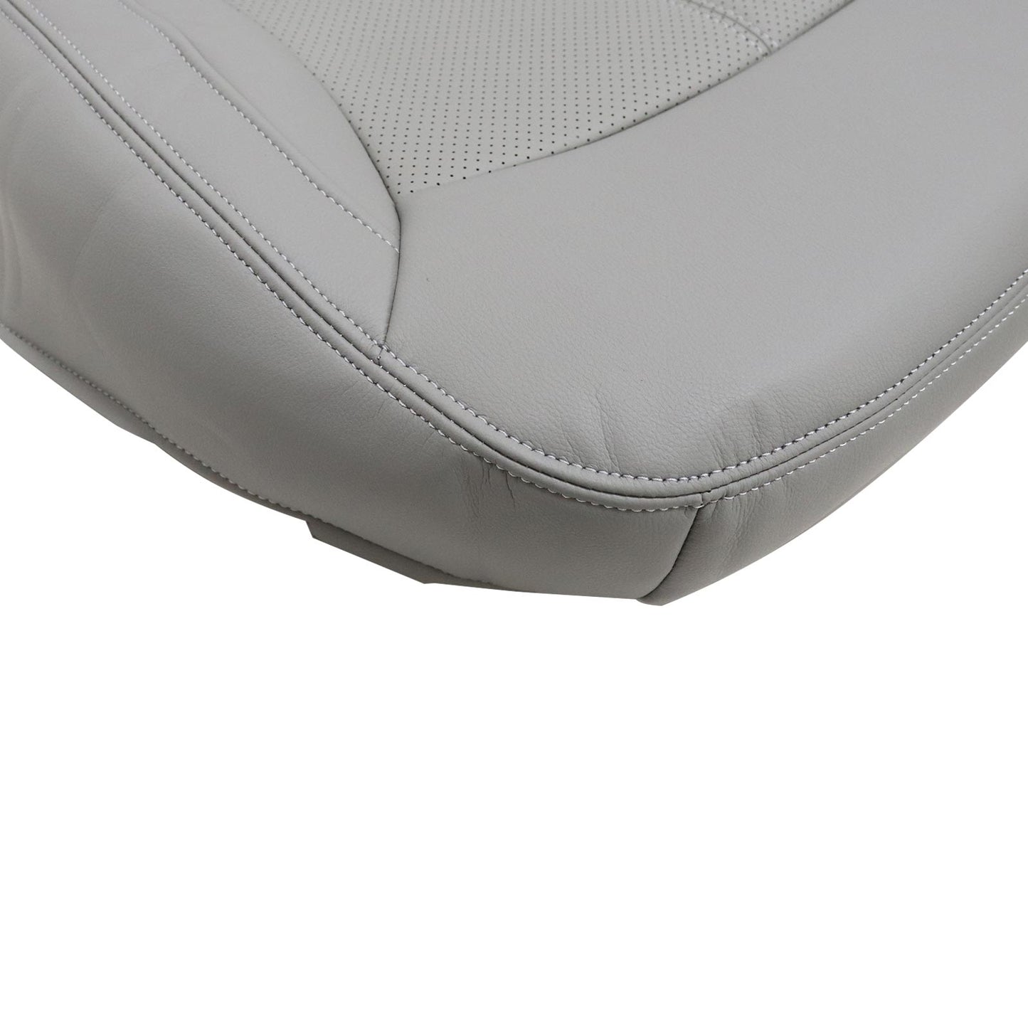 Passenger Bottom Replacement Leather Gray Seat Cover For 2010-13 Buick LaCrosse