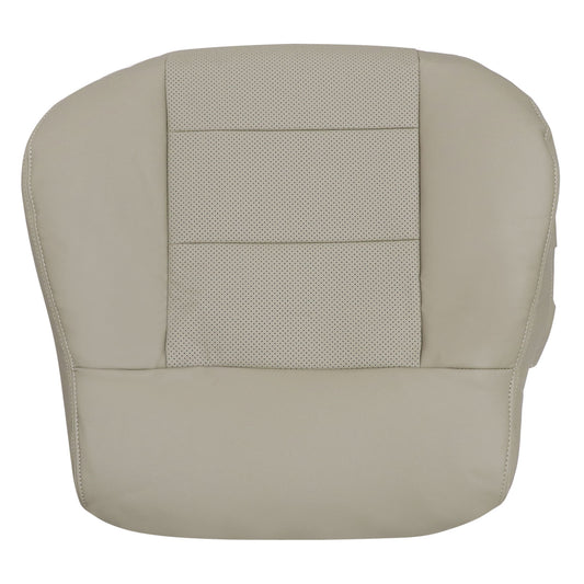 For?2010-2016?Mercedes Benz?E200 E250 E300 E350?Passenger Top?Replacement Leather?Seat Cover?Tan