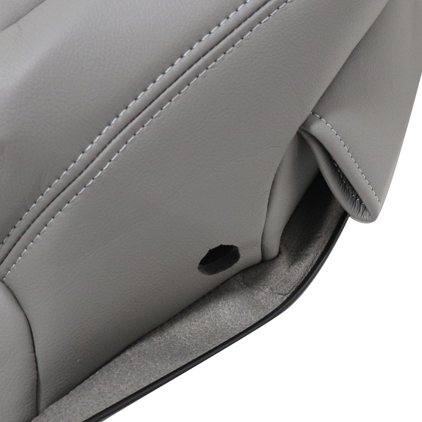 For 1998 1999-2007 Lexus LX470 Driver Bottom Leather Replacement Seat Cover Gray