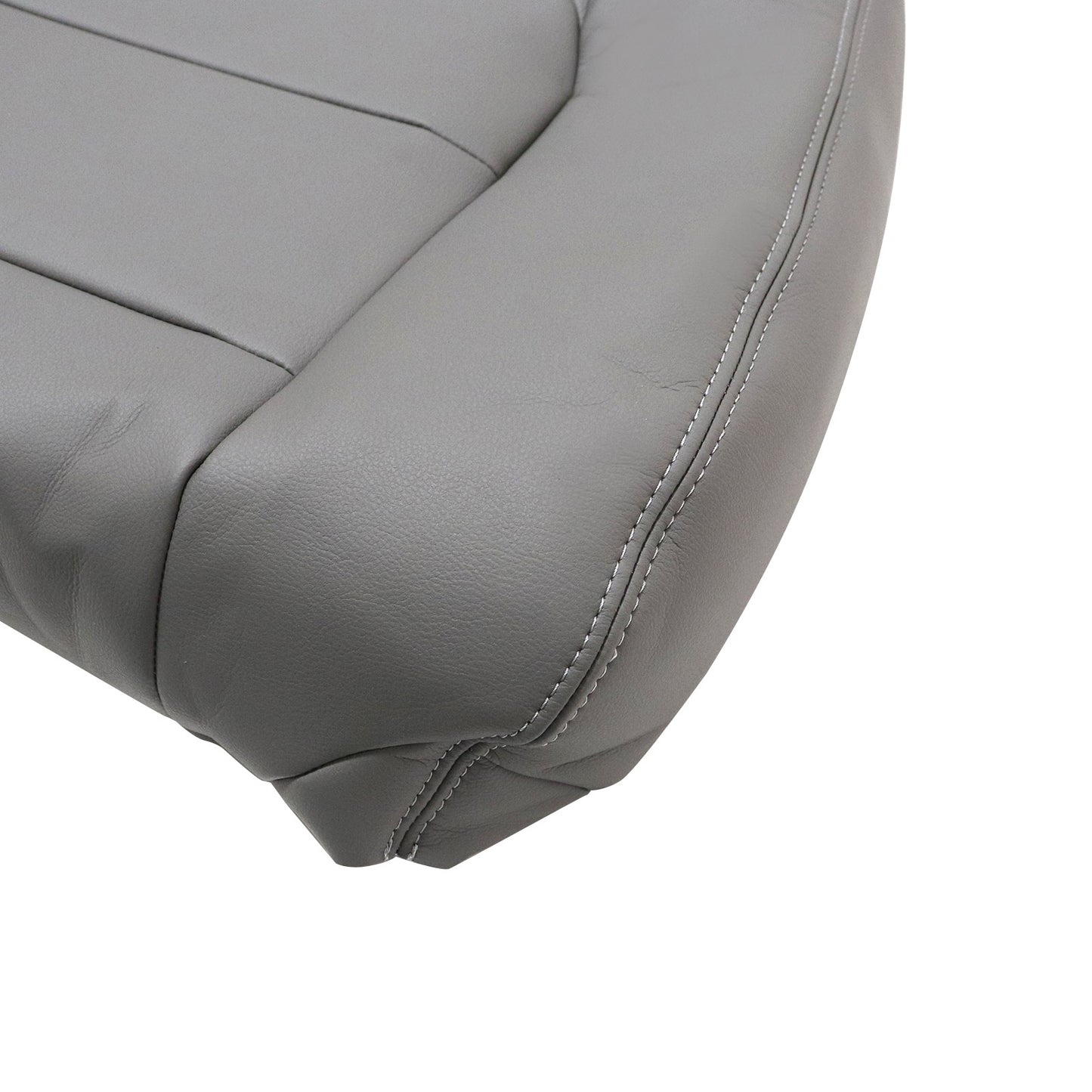 Front Driver Side Lean Back Leather Seat Cover Gray For 1998-2007 Lexus LX470
