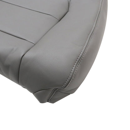 Front Driver Side Lean Back Leather Seat Cover Gray For 1998-2007 Lexus LX470
