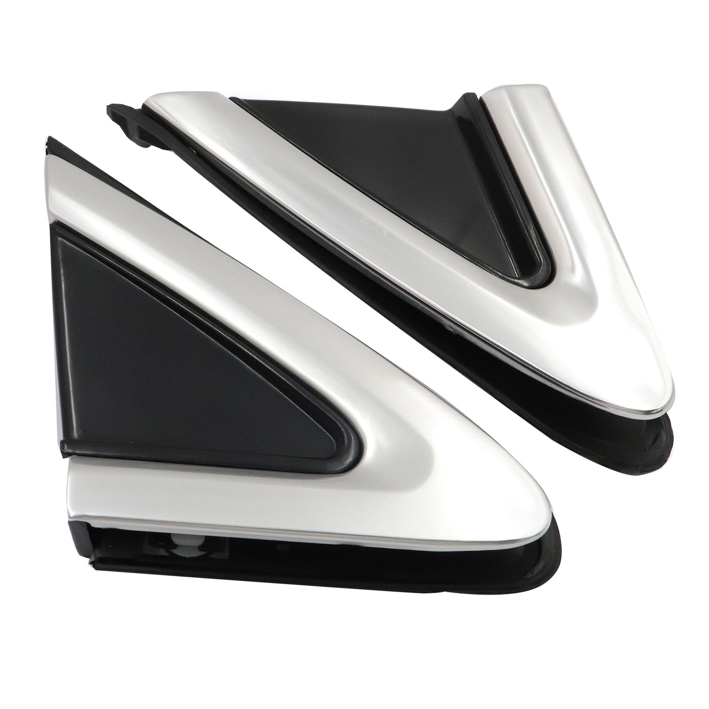 £¨Qty2£©Mirror Corner Triangle Cover Pillar Trim L&R for Cadillac XT5 2017-2019