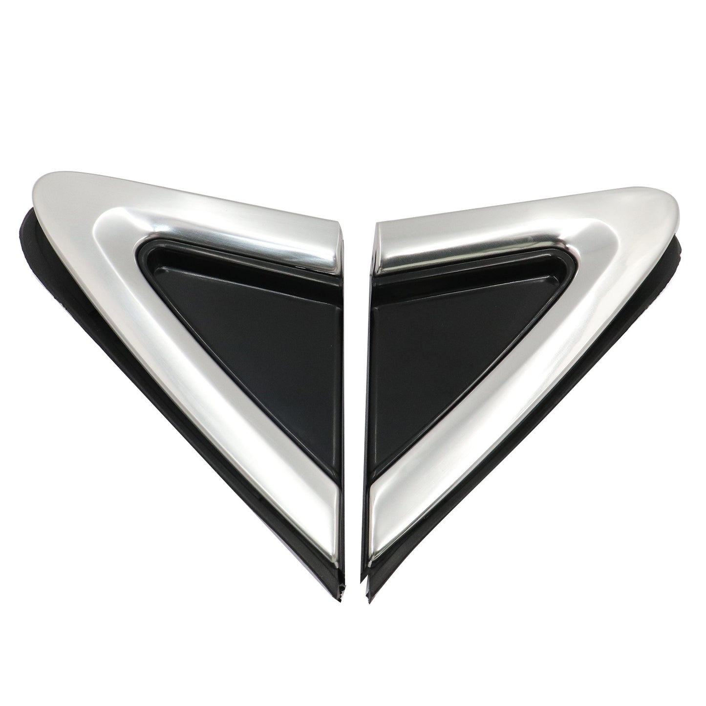 £¨Qty2£©Mirror Corner Triangle Cover Pillar Trim L&R for Cadillac XT5 2017-2019