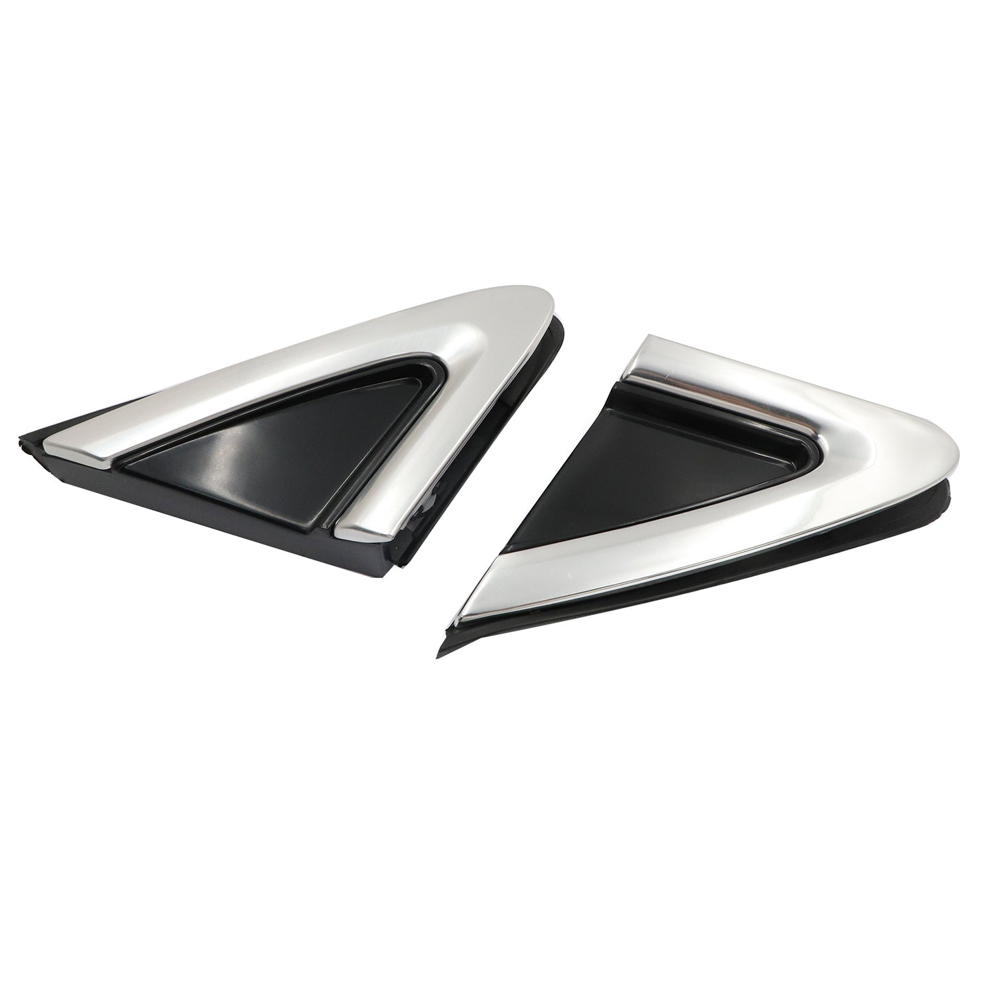 £¨Qty2£©Mirror Corner Triangle Cover Pillar Trim L&R for Cadillac XT5 2017-2019