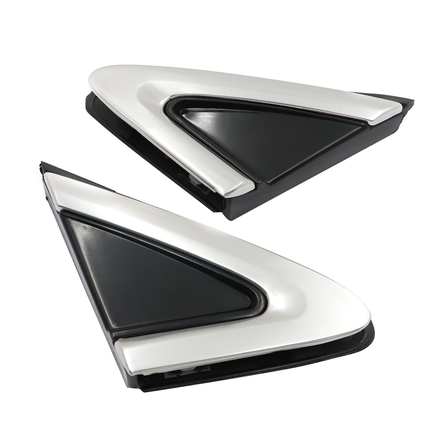 £¨Qty2£©Mirror Corner Triangle Cover Pillar Trim L&R for Cadillac XT5 2017-2019
