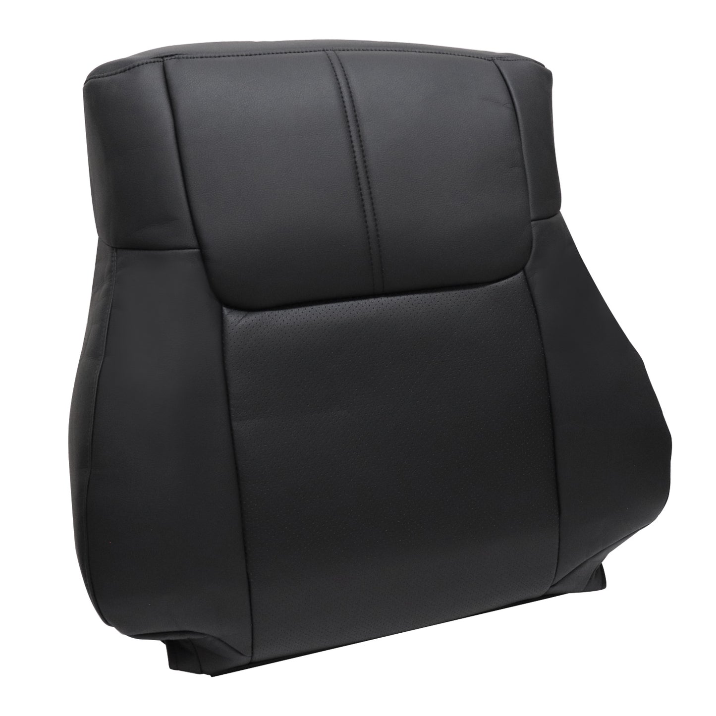For 2006-2010 Jeep Commander Driver Top Leather Replacement Seat Cover Black