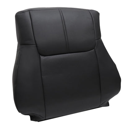 For 2006-2010 Jeep Commander Driver Top Leather Replacement Seat Cover Black