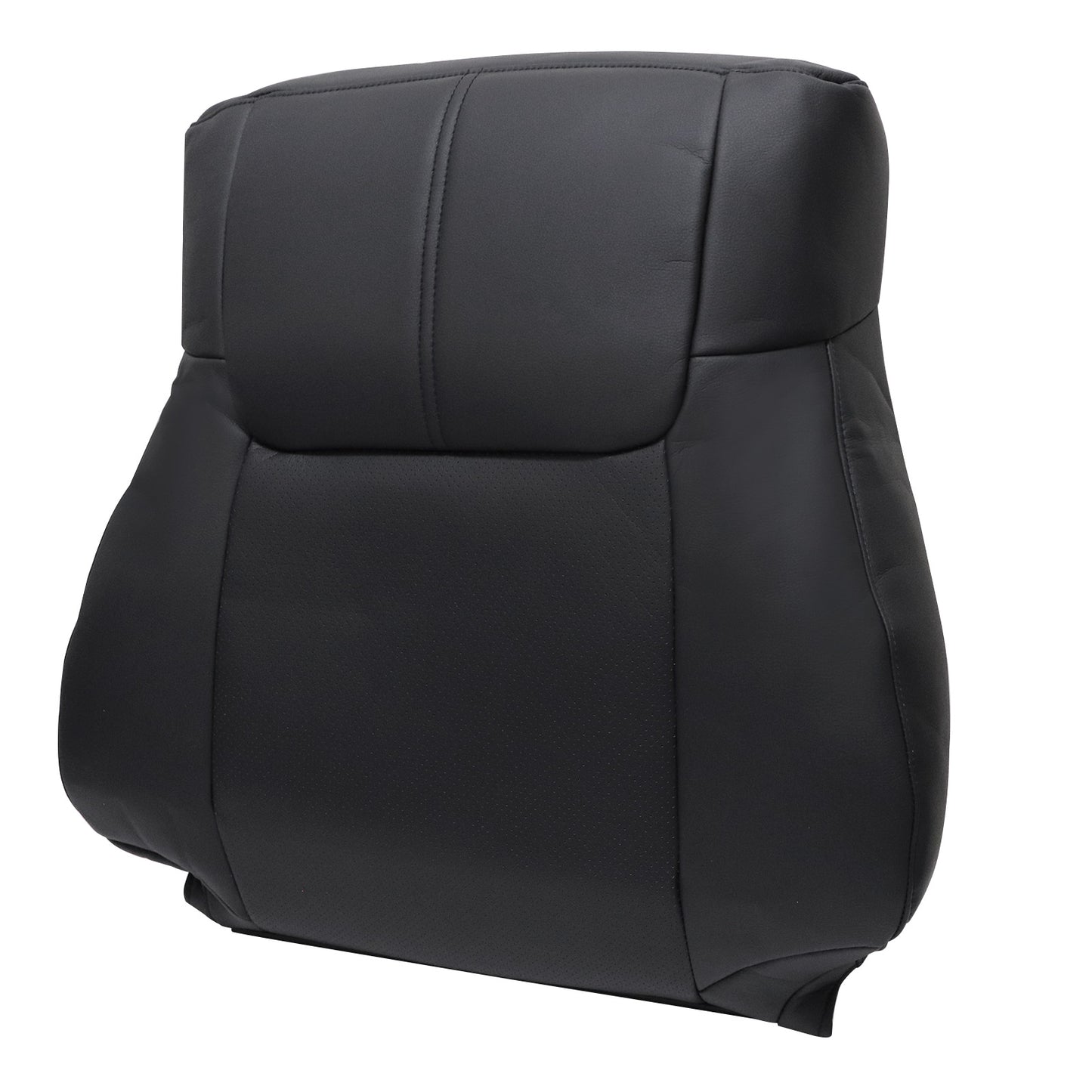 For 2006-2010 Jeep Commander Driver Top Leather Replacement Seat Cover Black