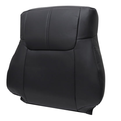 For 2006-2010 Jeep Commander Driver Top Leather Replacement Seat Cover Black