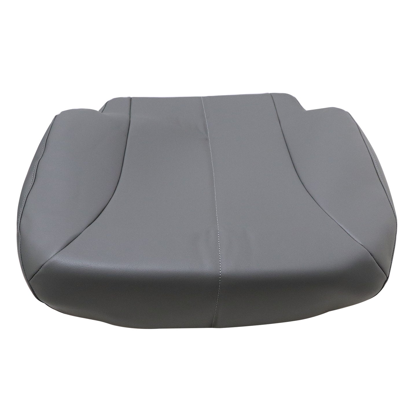 For 2002-2007 International Air Ride Front Driver Bottom Leather Seat Cover Gray