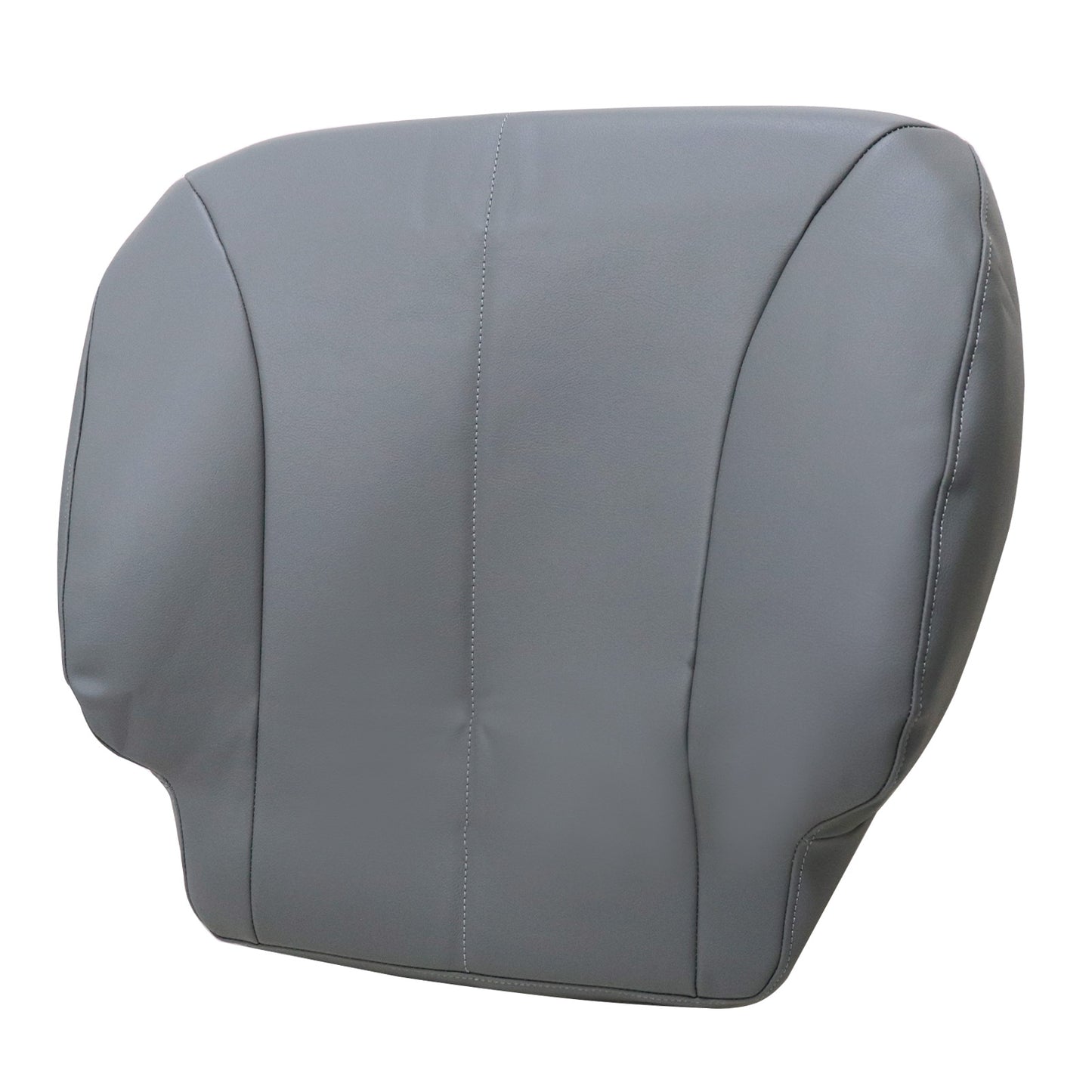 For 2002-2007 International Air Ride Front Driver Bottom Leather Seat Cover Gray