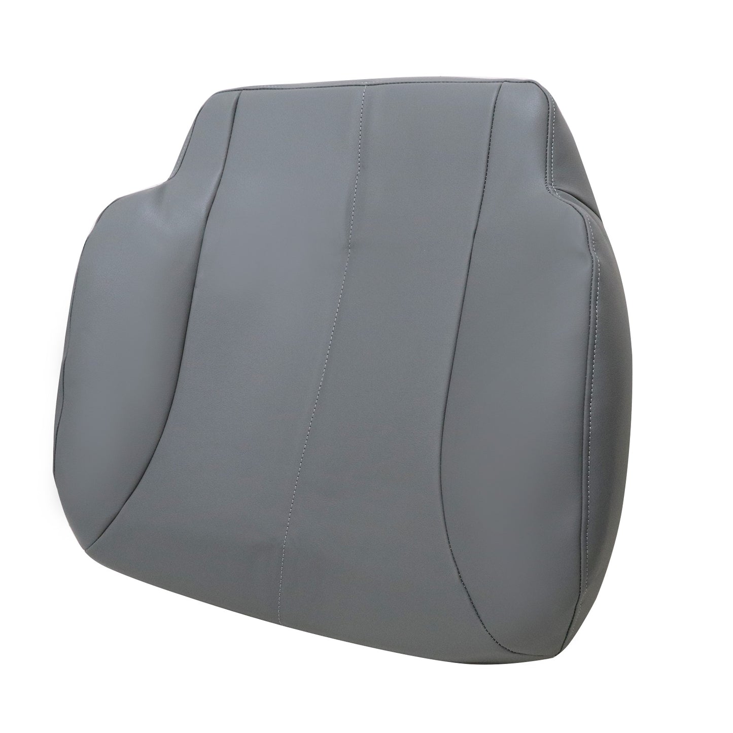 For 2002-2007 International Air Ride Front Driver Bottom Leather Seat Cover Gray
