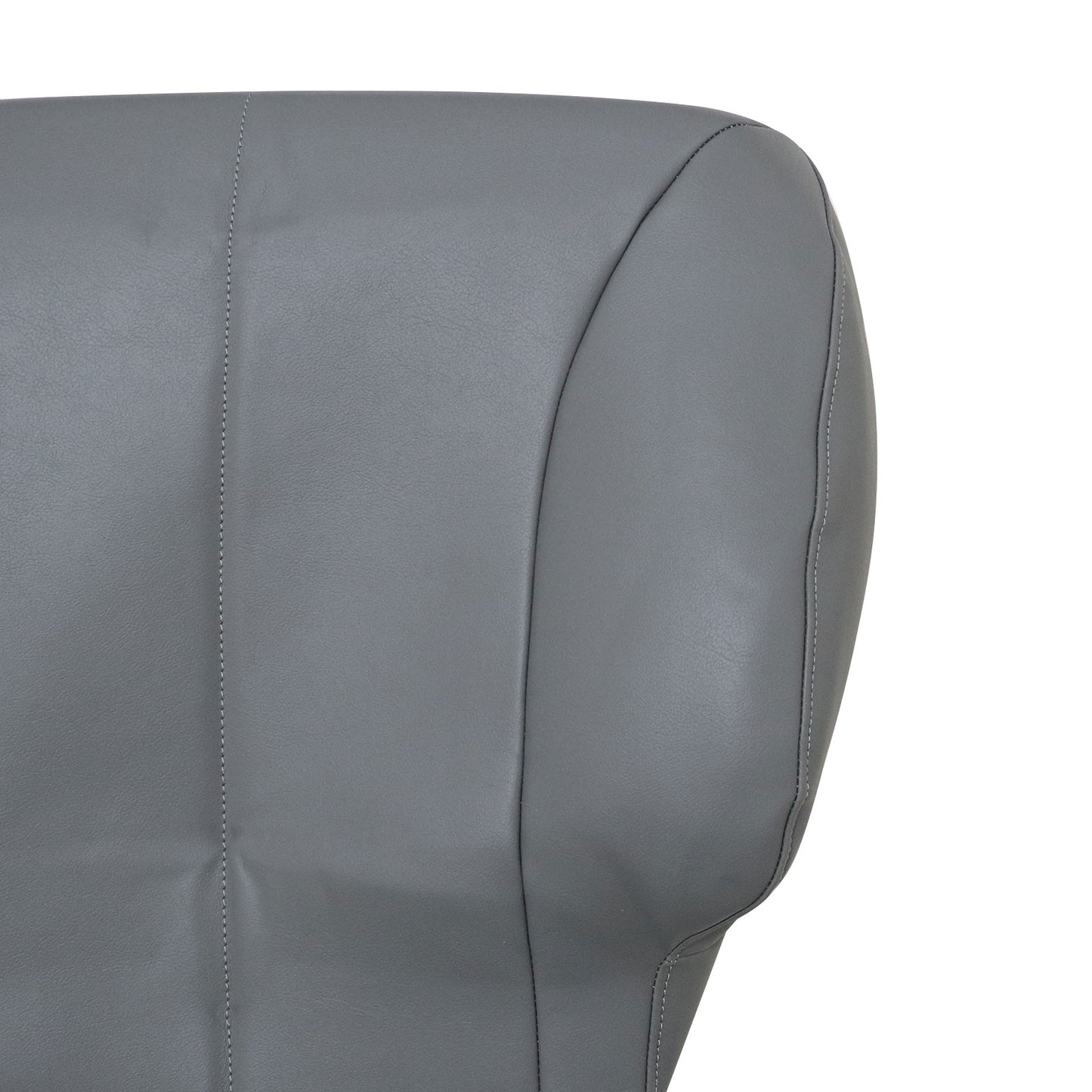 For 2002-2007 International Air Ride Front Driver Bottom Leather Seat Cover Gray