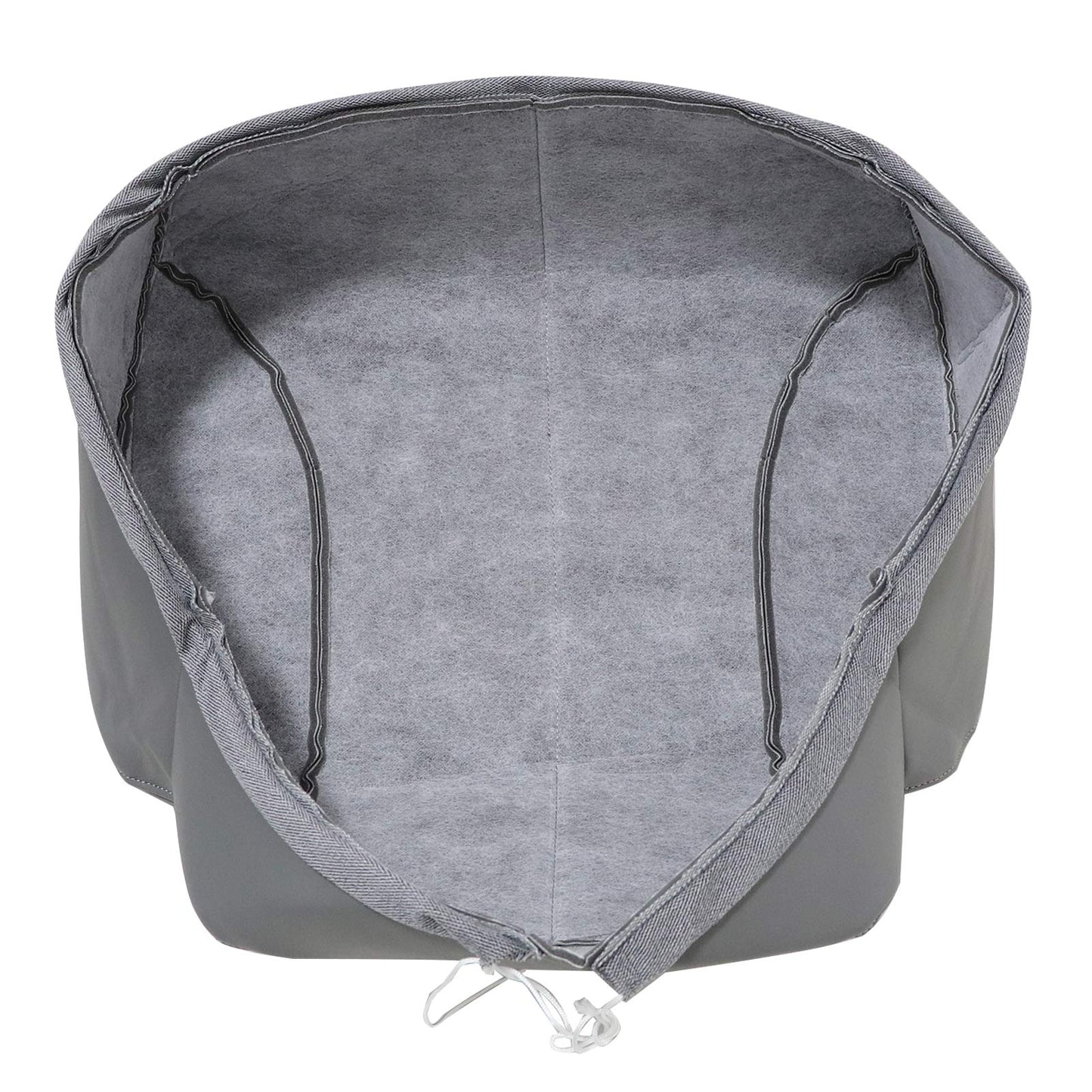 For 2002-2007 International Air Ride Front Driver Bottom Leather Seat Cover Gray