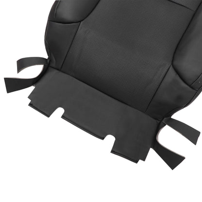 Passenger Top Upper Seat Cover Black For 2010-2017 Lexus GX460 Perforated