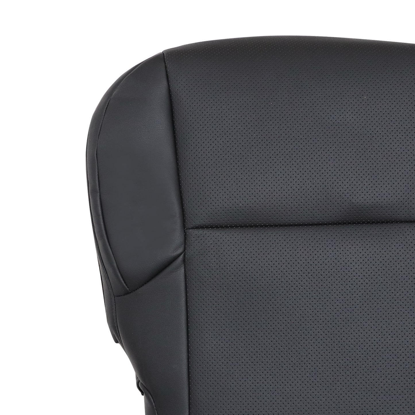 Replacement Passenger Bottom Leather Seat Cover Black For 2010-2017 Lexus GX460