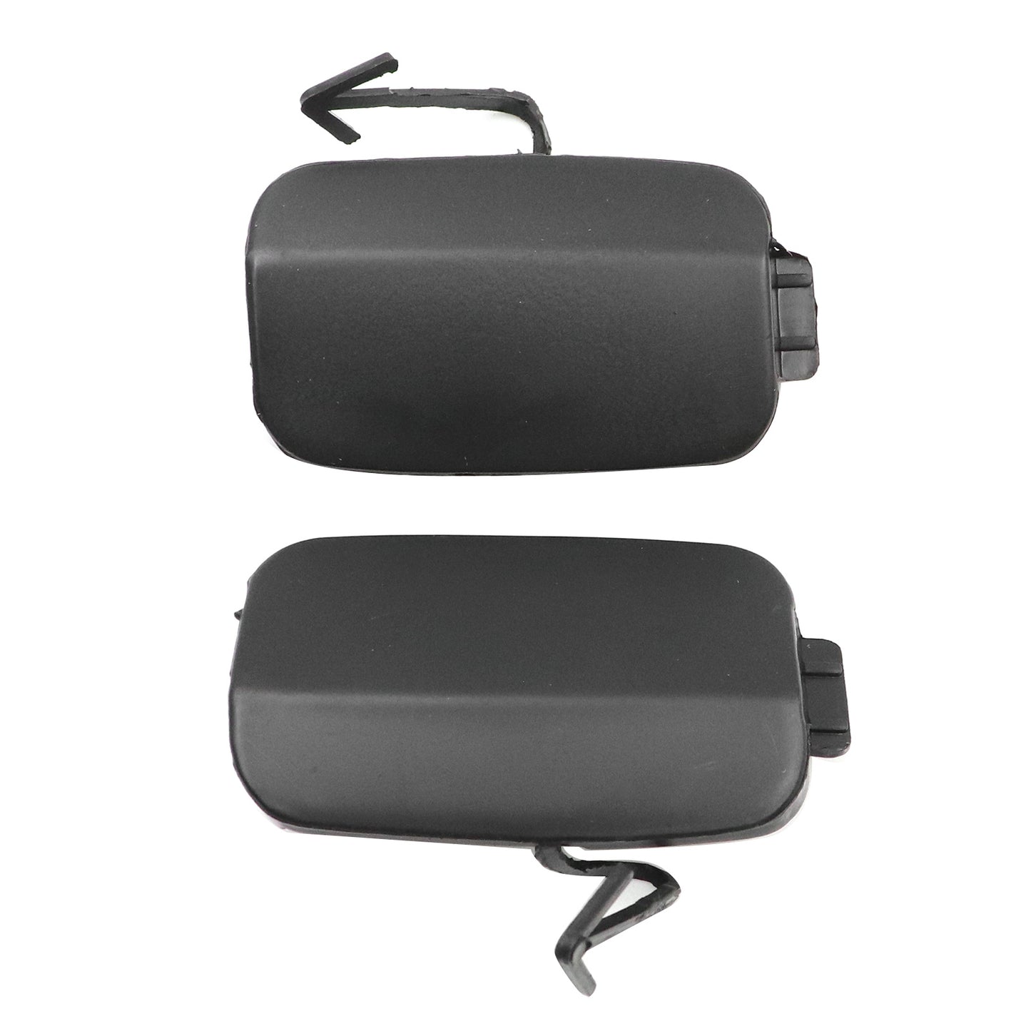 For Audi Q7 2010-2015 1 Pair Rear Bumper Left Right Tow Hook Eye Cover Unpainted