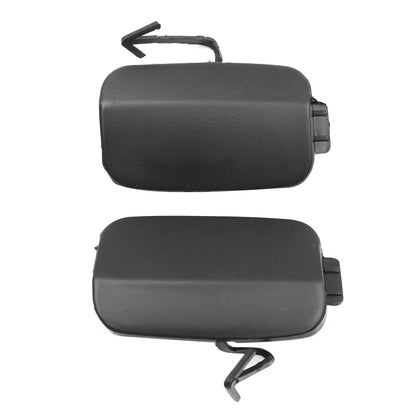 For Audi Q7 2010-2015 1 Pair Rear Bumper Left Right Tow Hook Eye Cover Unpainted