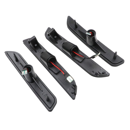 Smoked LED Front&Rear Side marker Lights Lamp 4PCS For Ford Mustang 2010-2014