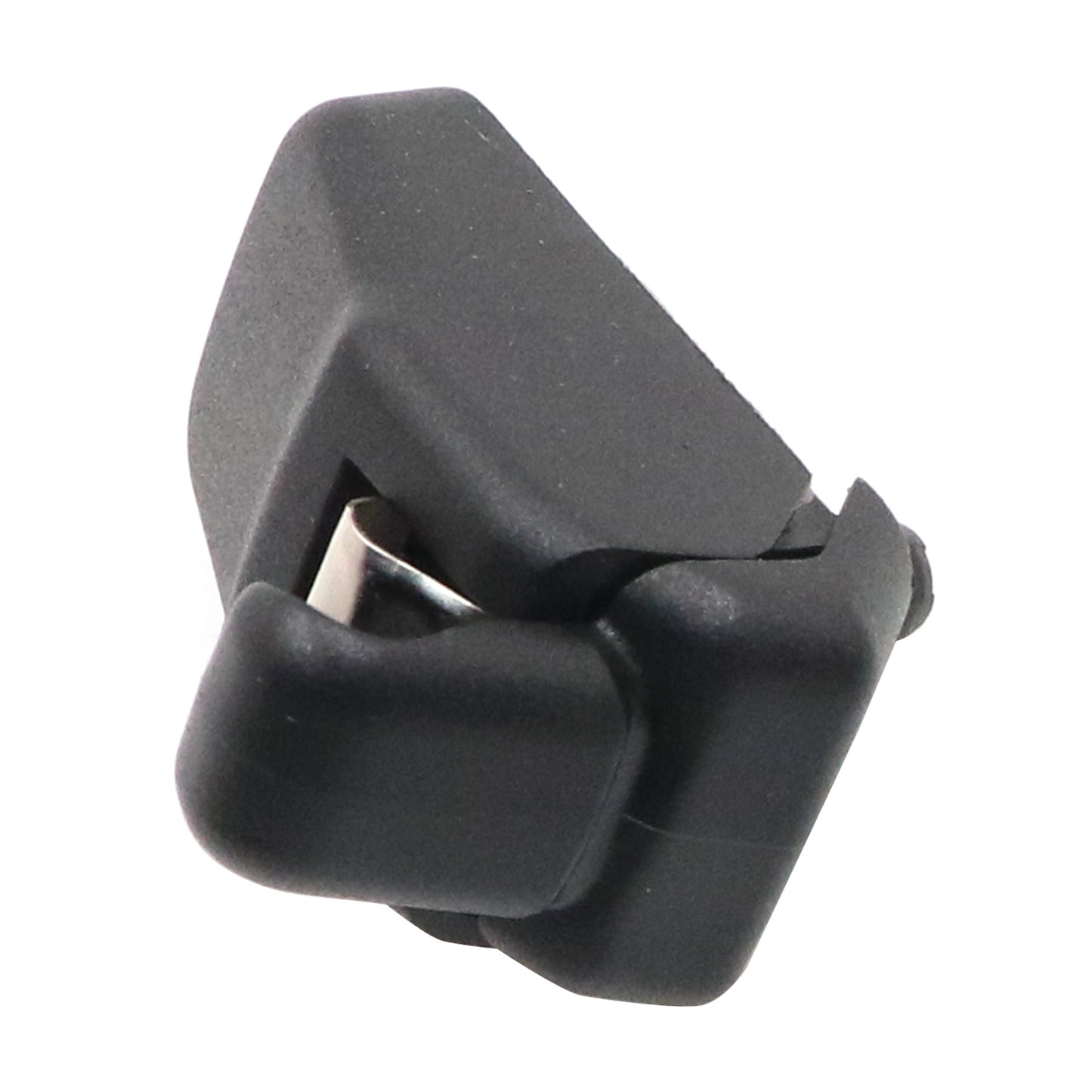 1Pcs Sun Visor Clip Hook Retainer Fit for 2014-2017 Maserati Ghibli Black