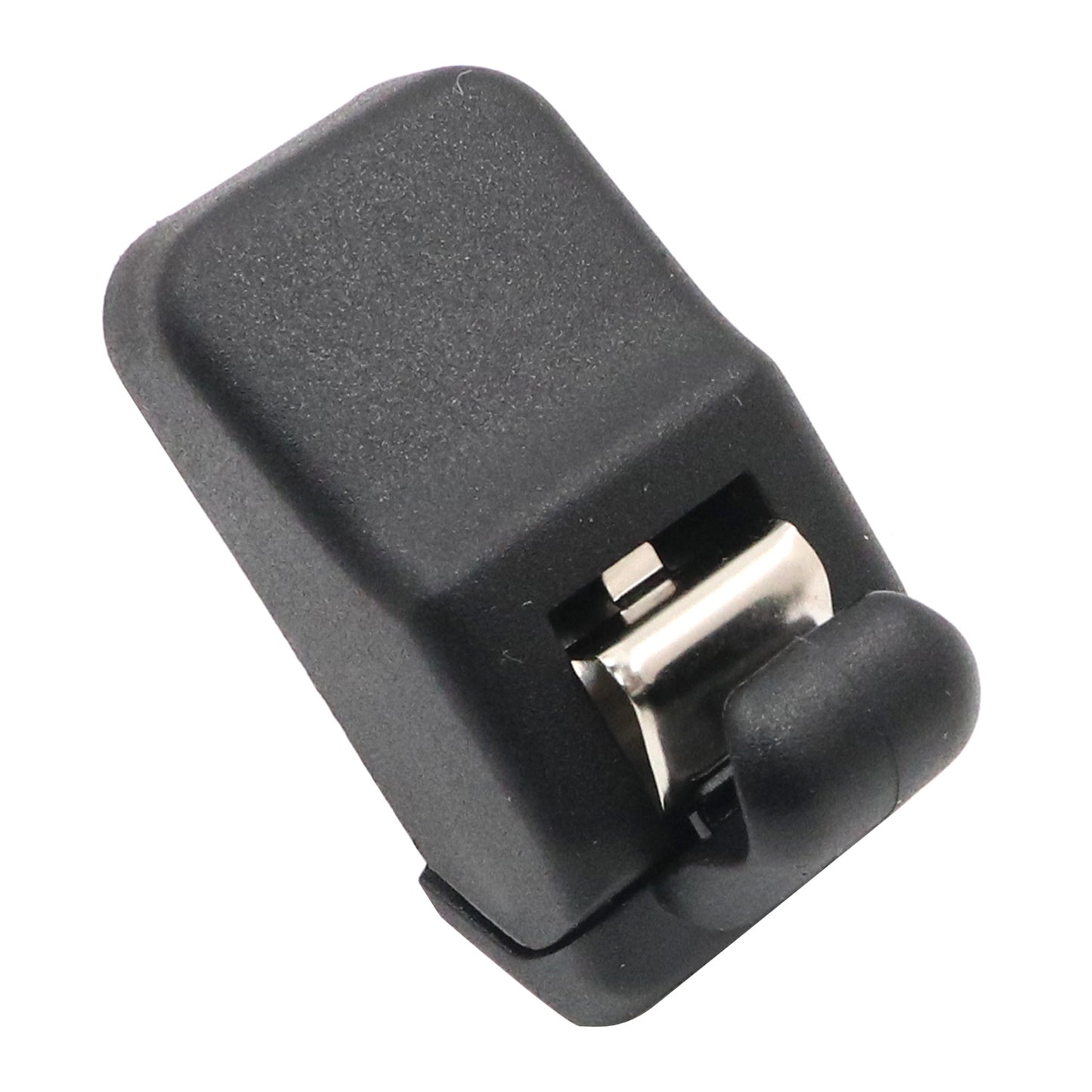 1Pcs Sun Visor Clip Hook Retainer Fit for 2014-2017 Maserati Ghibli Black