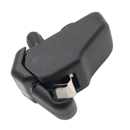 1Pcs Sun Visor Clip Hook Retainer Fit for 2014-2017 Maserati Ghibli Black
