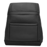 Replacement For Ford Explorer 2011-2015 Driver Lean Back Leather Seat Cover Blk