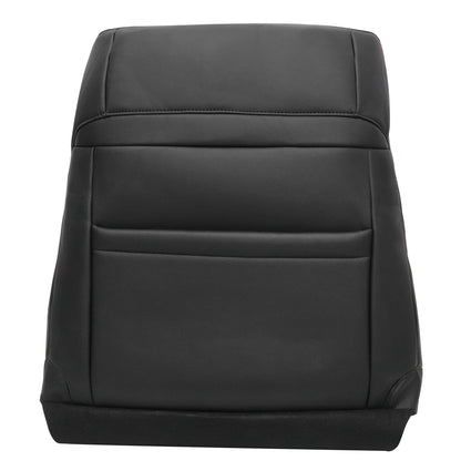 Replacement For Ford Explorer 2011-2015 Driver Lean Back Leather Seat Cover Blk