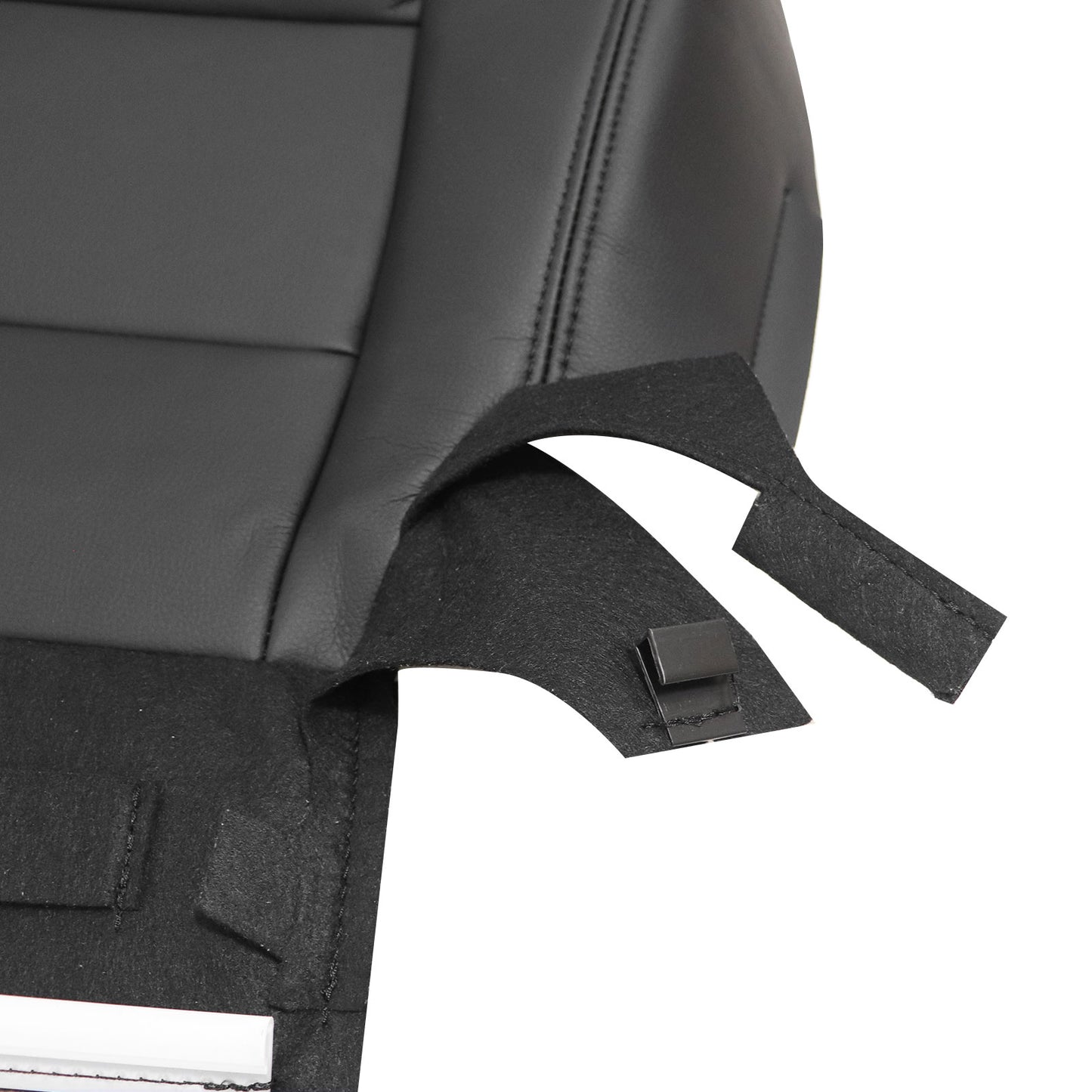 Replacement Driver Bottom Leather Seat Cover Black For 2012 - 2016 Honda CR-V