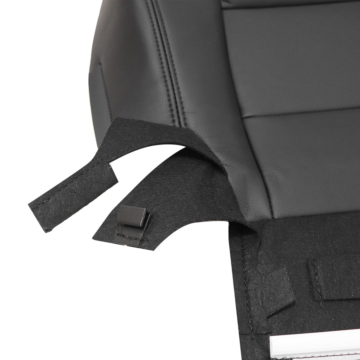 For 2012 2013 2014 2015 Honda CR-V Passenger Bottom Leather Seat Cover Black